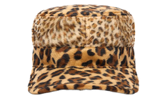 Faux Fur Giraffe Print Cap "Multicolor" DT472
