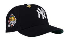 59FIFTY New York Yankees 1999 World Series Classic Fitted Hat "Navy / Green - Visor" NE292