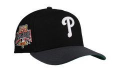 9FIFTY Philadelphia Phillies 1996 All Star Game A Frame Snapback Hat "Black / Graphite" NE351