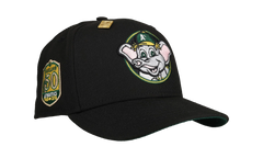 59FIFTY Oakland Athletics 50th Anniversary Fitted Hat ""Stompers" - Black" NE347