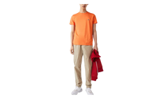 Crew Neck Pima Cotton Jersey T-shirt "Orange" TH6709 NPB