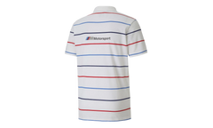 BMW Motorsport Striped Polo "White" 596100 02