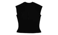 NSW Chill Knit Tight SS Ribbed Top WMNS "Black" IF0242 010