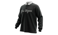 EE RUGBY CORE POLO "LAS VEGAS - Black/ Silver" EE744
