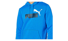 Essential+ Big Logo Fleece Hoodie "Nebulas Blue" 846849 75