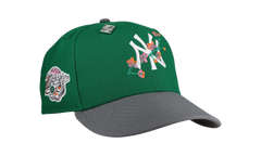 59FIFTY New York Yankees 1998 World Series Fitted Hat "Green / Floral" NE245