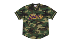 NBA Mesh V-Neck Tee "Los Angeles Lakers - Camo" MSPOMG18018 LALCMWD1