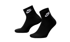 Everyday Essential Ankle Socks (3 Pairs) "White / Black" DX5074 010