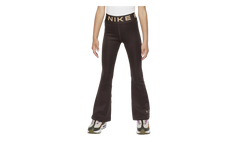 Air Essential Girls' High-Waisted Flared Leggings GS "Baroque Brown / Hemp" FD2963 237