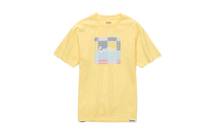 South Hampton Seersucker Patchwork Logo Tee Shirt "Yellow" 1542T3860 BAN