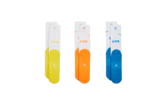 RUNNING CREW SOCKS 3-PACK "White / Blue / Yellow / Orange" DD9240 910