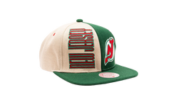 NHL Pop Panel Snapback Cap "New Jersey Devils - Off White" HHSS5371 NJDYYPPPOFWH