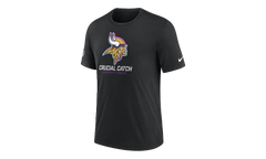 NFL Minnesota Vikings 2024 Crucial Catch T-Shirt "Black" 02G3 00A ZUK GXZ