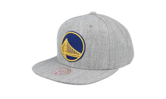 NBA Team Heather 2.0 Snapback Cap "Golden State Warriors - Grey Heather" HHSS3272 GSWYYPPPGYHT