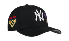 9FIFTY New York Yankees Firework USA A Frame Snapback Hat "Black" NE283