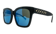 Cat Eye Sunglasses "Black/Gold" MCM621SK-008