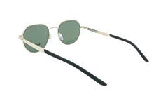 Traveler Trend Mirrored Sunglasses "Satin Gold / Green" IB3538X 700