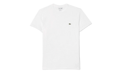 Crew Neck Pima Cotton Jersey T-shirt "White" TH6709 001