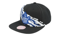 NHL Vintage Paintbrush Snapback Cap "Toronto Maple Leafs - Black" 6HSSSH22087 TMLBLCK