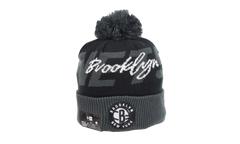 Brooklyn Nets Cuffed Knit Pom Beanie "Black / Grey" 60267468