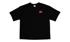 Life Short-Sleeve Boxy Knit Top "Black" II4379 010