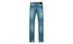 Bryant Skinny Jeans "Blue Distressed Snake" MSPTD900 B1205BLDSS