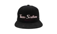 NCAA Cord Script Snapback Cap "Texas Southern Tigers - Black" HHSS4942 TSUYYPPPBLCK