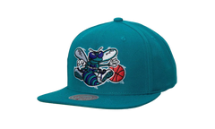 NBA Hardwood Classics Team Ground 2.0 Snapback Cap "Charlotte Hornets - Teal" HHSS3258 CHOYYPPPTEAL