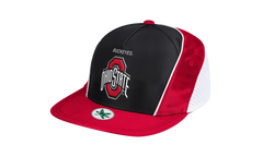 NCAA Freethrow Snapback Cap "Ohio State Buckeyes - Black / Red" HHSS1097 OSTYYPPPBKRD