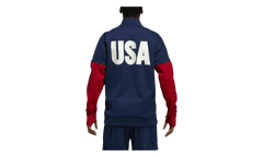 USA Volleyball Jacket 1/4 Zip Jacket "Collegiate Navy / Power Red" CF1418