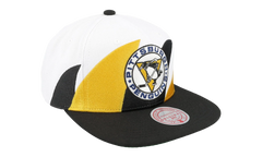 NHL Vintage Sharktooth Snapback Cap "Pittsburgh Penguins - White" 6HSSSH22088 PPEWHIT