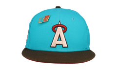59FIFTY California Angels 1989 All Star Game Fitted Hat "Nitro Teal / Brown" 123451291272