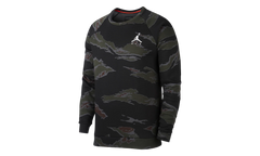 Jordan Jumpman Fleece Camo Crew Sweatshirt "Black" AV2310 010