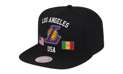 NBA Los Angeles Lakers USA City Pride Snapback Hat "Black" 6HSSSH20055 LALBLCK