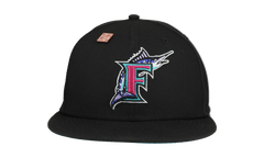 59FIFTY Florida Marlins 1997 World Series Polar Lights Fitted Hat "Black" 123451290786