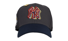 59FIFTY New York Yankees 3D Metallic 1999 WS Fitted Hat "Graphite / Navy" 123451299623