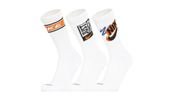 Everyday Plus Crew Socks (3 Pairs) "White" HJ9339 901