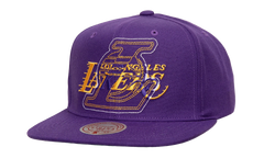NBA Double Up Snapback Cap "Los Angeles Lakers - Purple" HS9643 LALPURP