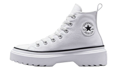 Chuck Taylor All Star Lugged Lift Platform Canvas GS "White / White / Black" A03012C