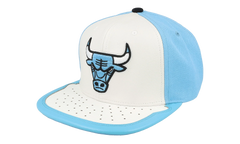 NBA Day One Snapback Cap "Chicago Bulls - White / Light Blue" HHSS4374 CBUYYPPPWHLB
