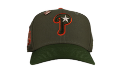 59FIFTY Philadelphia Phillies 1996 All Star Game Fitted Hat "Olive / Orange" NE349