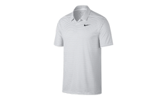 Dri-fit Striped Golf Polo Shirt "White / Black" AJ5482 100