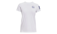 Freedom Banner T-Shirt WMNS "White / Royal Blue" 1352160 101