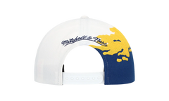 NCAA Paintbrush Snapback Cap "Marquette Golden Eagles - White / Navy" HHSS3302 MAUYYPPPWHNV
