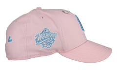 59FIFTY New York Yankees 1999 World Series Fitted Hat "Sky / Pink" NE419