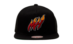 Miami Heat Flames Core Basic Snapback "Black" 6HSSJS19079 MHEBLCK