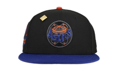 59FIFTY Houston Astros 25th Silver Anniversary Patch Fitted Hat "Black" 123451294906