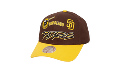 MLB Eldy Script Pro Snapback Cap "San Diego Padres - Brown" HP10165 SDPBROW