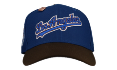 59FIFTY Los Angeles Dodgers 50th Season Fitted Hat "Metallic Blue / Walnut" 123451299686