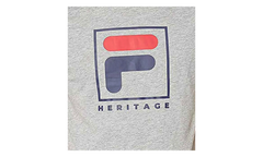 Heritage F Box Logo T-Shirt "Heather Grey" LM913787 073